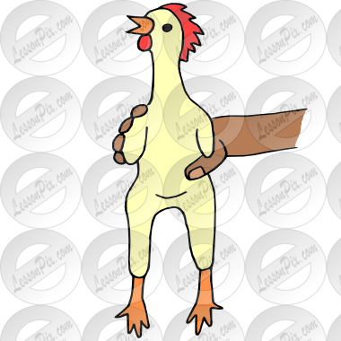 Rubber Chicken Picture - Cartoon (380x380)