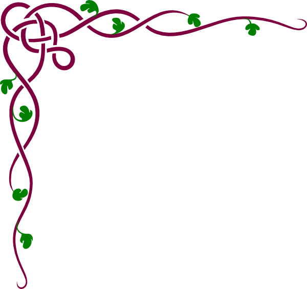 Guestbook Clip Art At Clker - Red Borders (600x565)