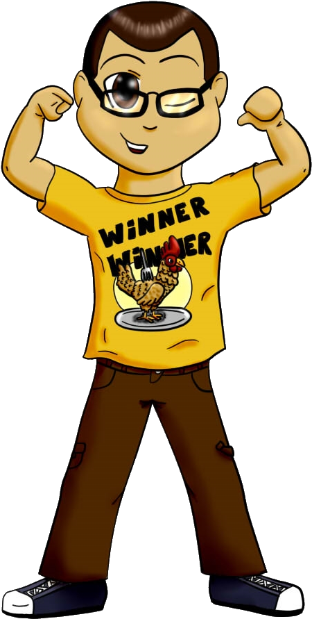 Manpons Winner Winner Chicken Dinner By Stealthelfjade - Winner Winner Chicken Dinner Transparent (500x912)