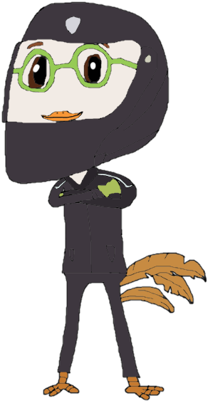 Ace Cluck In His Motorcycle Suit From Chicken Little - Chicken Little 2 2018 Goanimate (292x563)