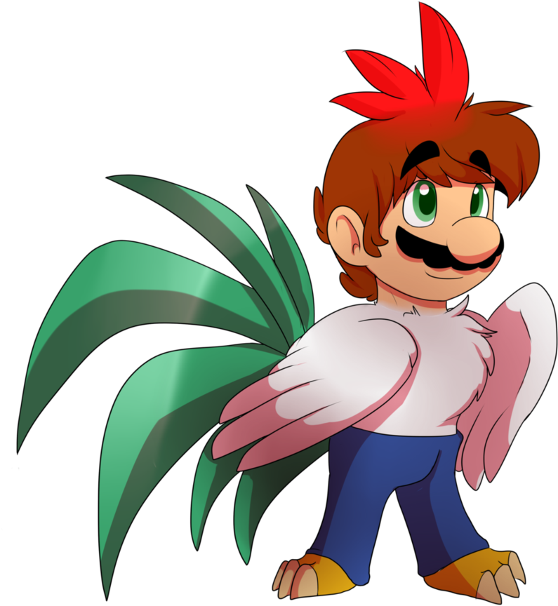 Chicken Mario By Mariocatbros123 - Character (875x913)