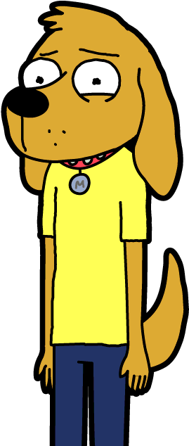 Dog Bite Morty - Rick And Morty Hammer Morty (300x650)