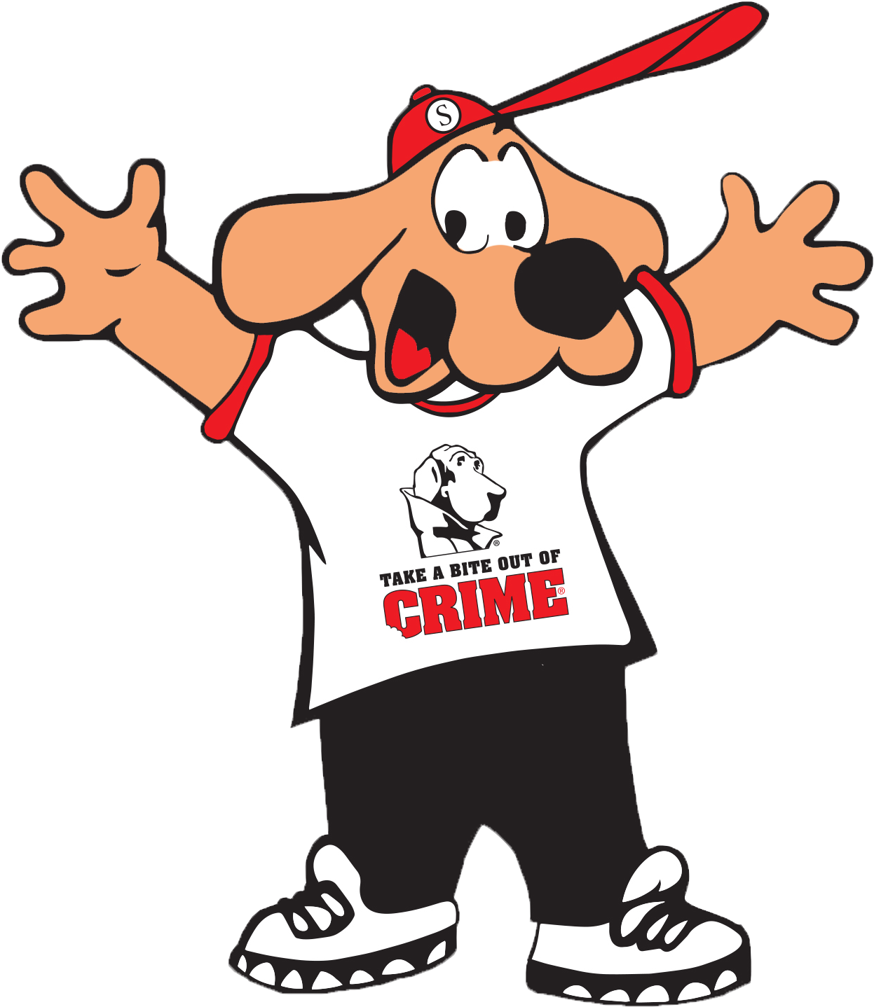 Scruff Life-size Stand Up - Mcgruff The Crime Dog Scruff (1298x1477)