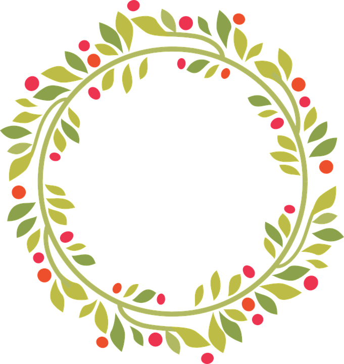 Free Christmas Lights Clipart 9, - Lingkaran Bunga Vektor (681x720)