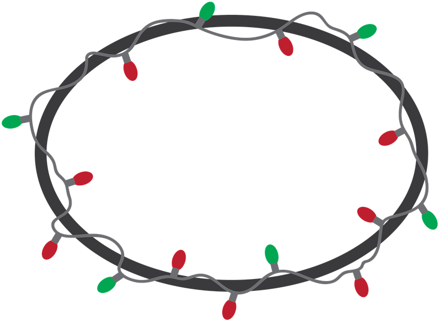 Free Christmas Lights Clipart 7, - Portable Network Graphics (960x708)