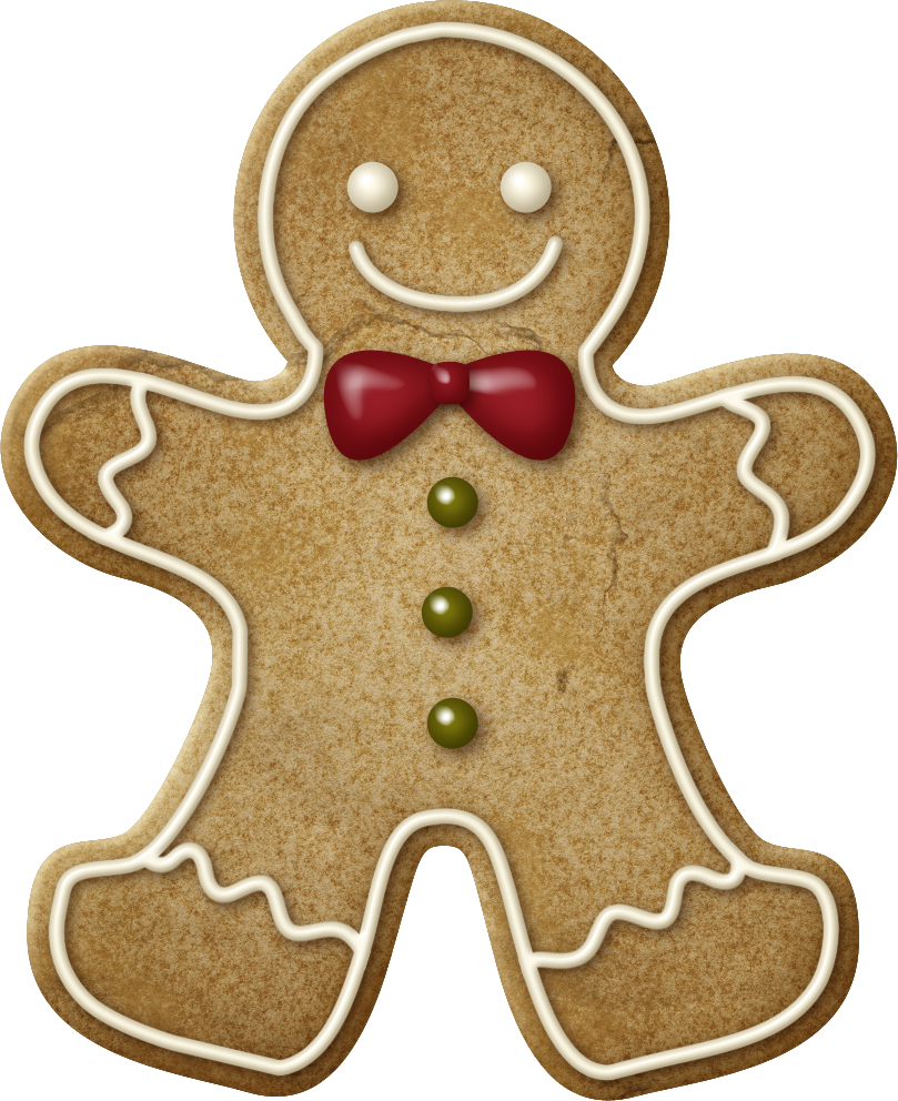 Clipart Kid Christmas Cookies - Christmas Cookie Gingerbread Man (809x992)