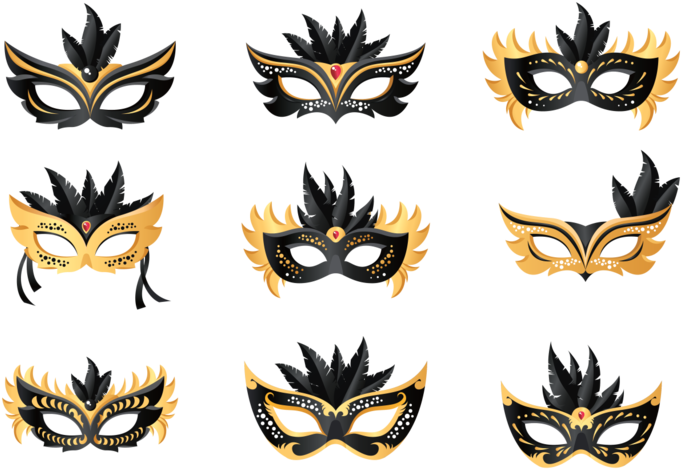 Masquerade Ball Icons Vector - Masquerade Ball (800x560)