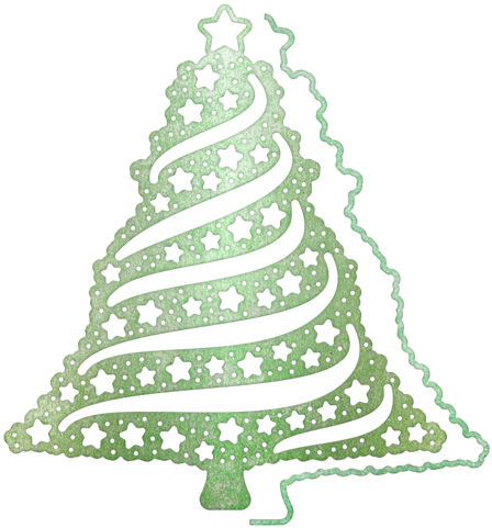 Cheery Lynn Designs Christmas Star Tree Die Cut Out - Cheery Lynn Designs - Christmas Star Tree Die - Dl247 (500x500)