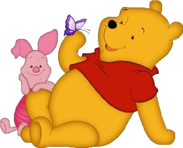 Winnie The Pooh And Piglet Clip Art - Kubuś Puchatek I Prosiaczek (600x600)