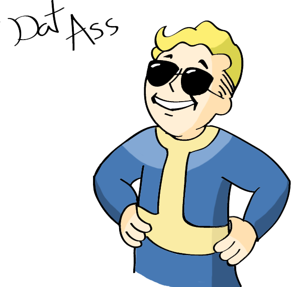 Vault Girl Interface Update 1 July 2015 Fallout Rh - Fallout Vault Boy Transparent (581x573)