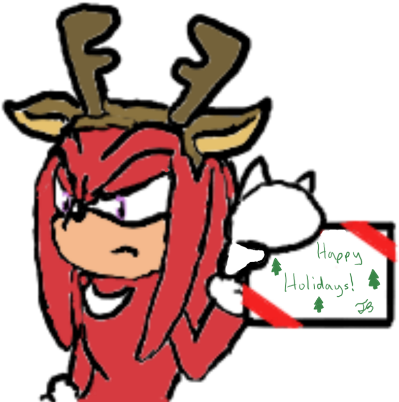 Santa's Not So Happy Reindeer By Tbriddle - Sonic The Hedgehog (1000x800)