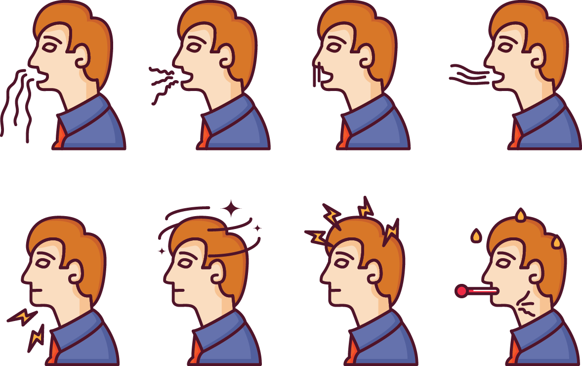 Chest Congestion - Drawing (1178x740)