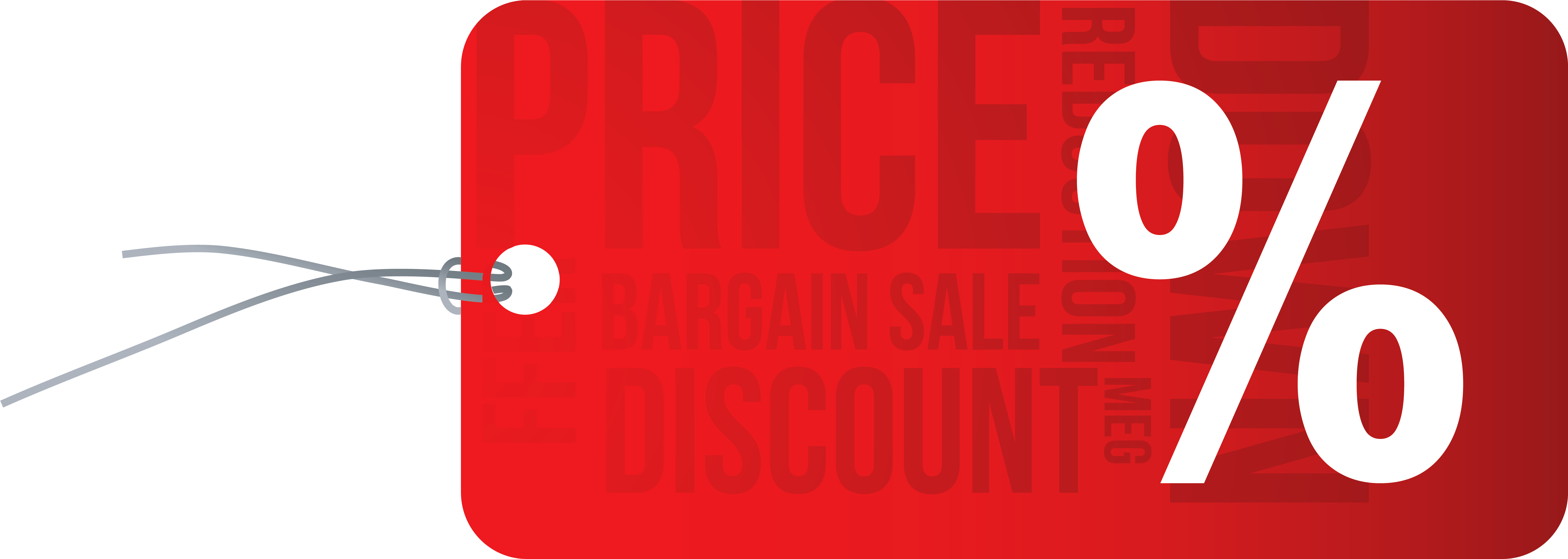 Price Reduction Label Png Clipart Image - Portable Network Graphics (5955x2216)