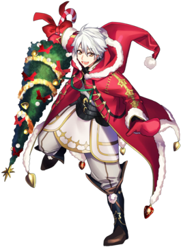 Full Attack Robin Festive Tactician - Robin Fire Emblem Heroes (340x388)