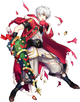 Full Injured Robin Festive Tactician - Fire Emblem Heroes Events (340x388)