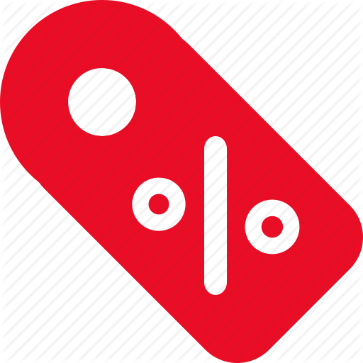 Deal Offer Icon - Discount Label (512x512)