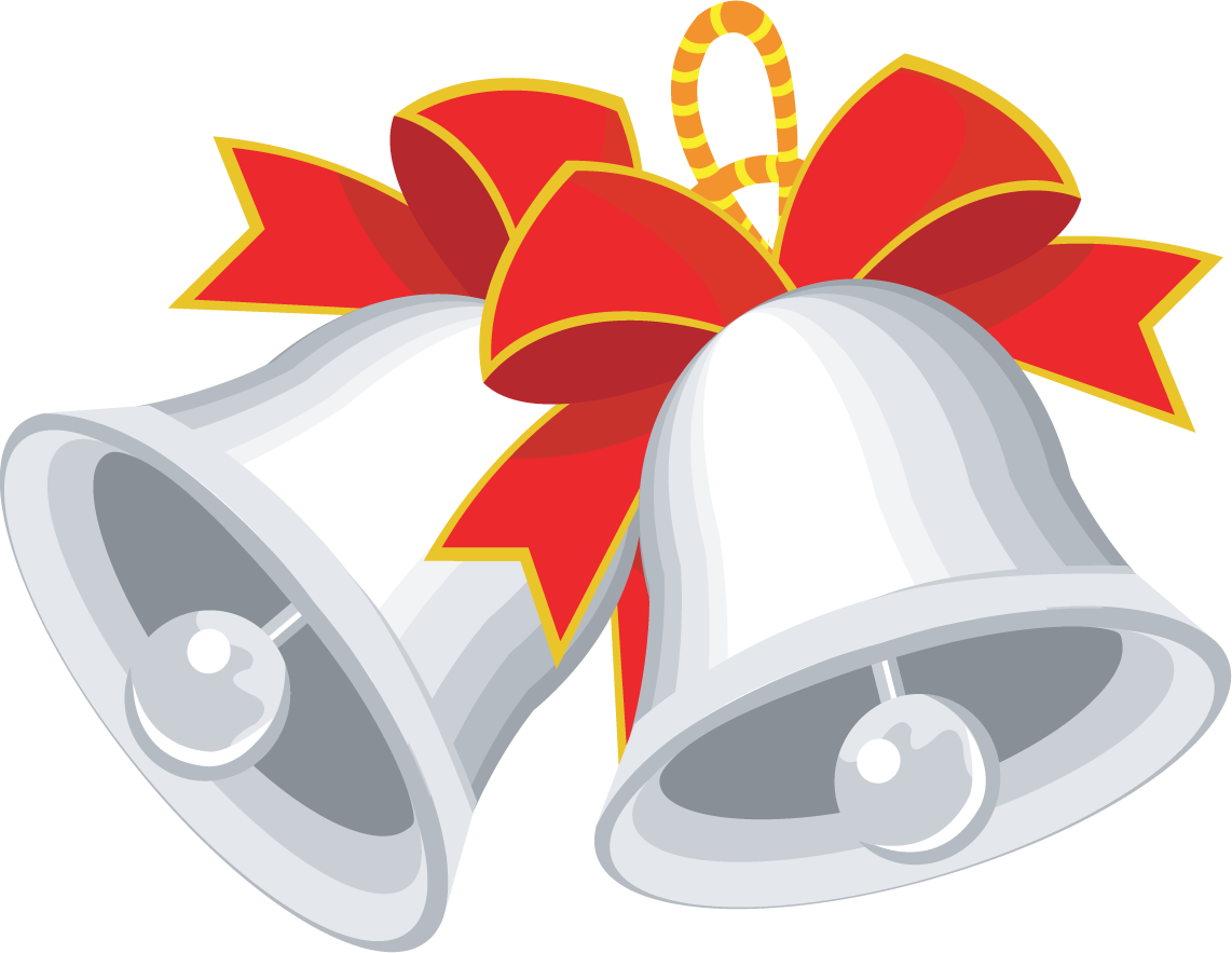Christmas Bell Png Image - Колокольчик На Последний Звонок Без Фона (1142x883)