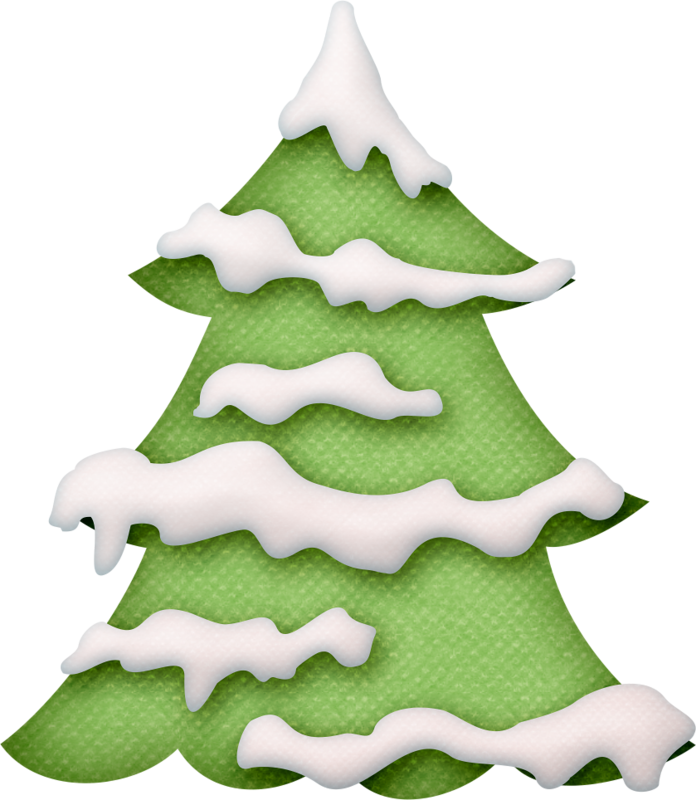Christmas Tree Clip Art - Christmas Tree Snow Clip Art (696x800)