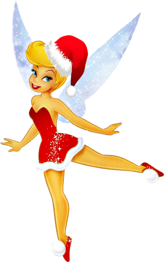 Christmas Clipart Tinkerbell - Christmas Tinkerbell (741x945)