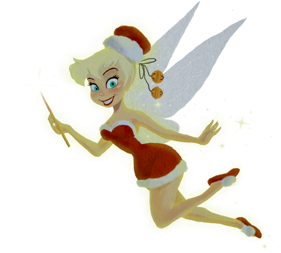 Tinker Bell Christmas By Cjtwins On Deviantart - Tinker Bell Christmas Look (945x845)