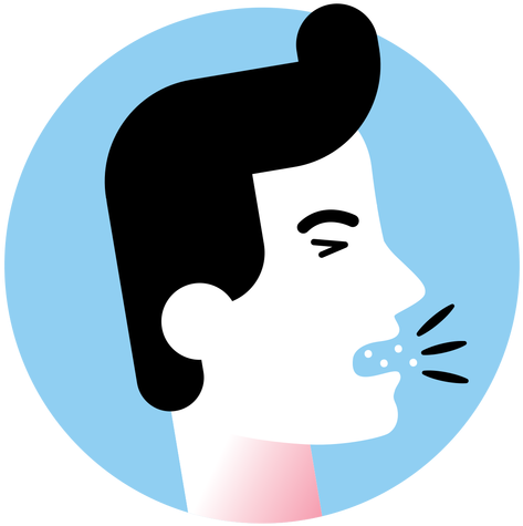 Cough Sickness Symptom Icon Transparent Png - Cough Icon Png (512x512)