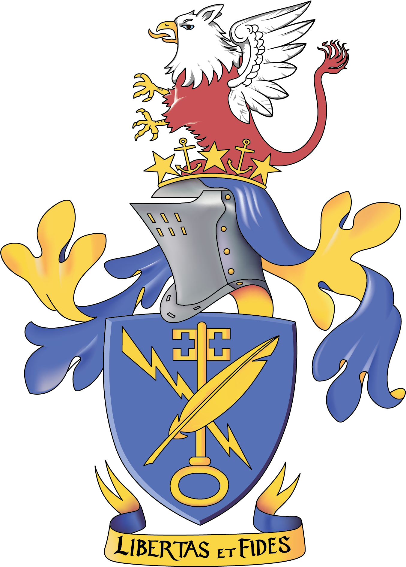Mark Hofer's Armorial Achievement - Crest (1500x2000)