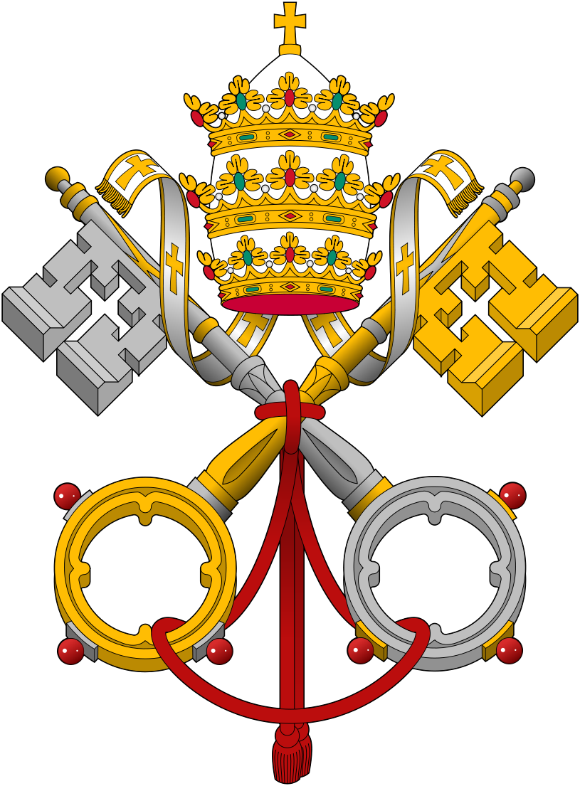 Emblem Of Vatican City - Vatican City (815x1105)
