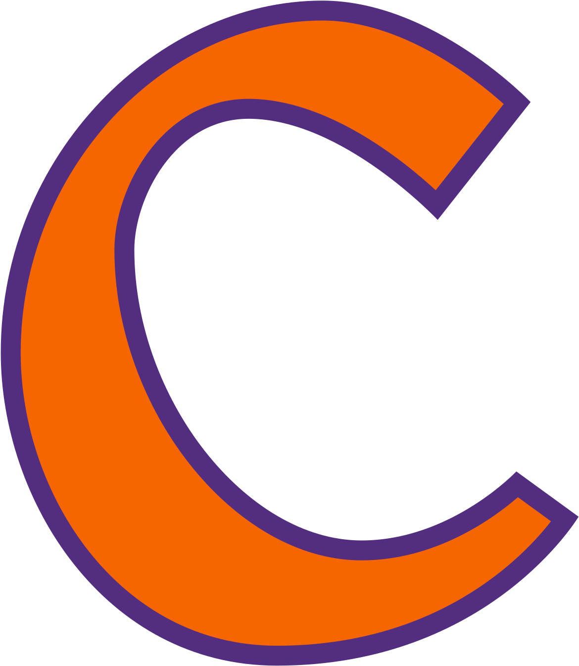 Clemson Tigers Alternate Logo (2000x2299)