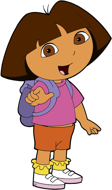 Elena Marquez Dora The Explorer Pointing - Dora The Explorer Clipart (390x654)