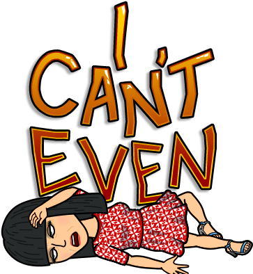 The Struggle Is Real - Can T Even Bitmoji (398x398)