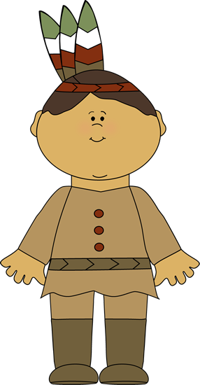 Native American Indian Boy - Indian Boy Clip Art (286x550)