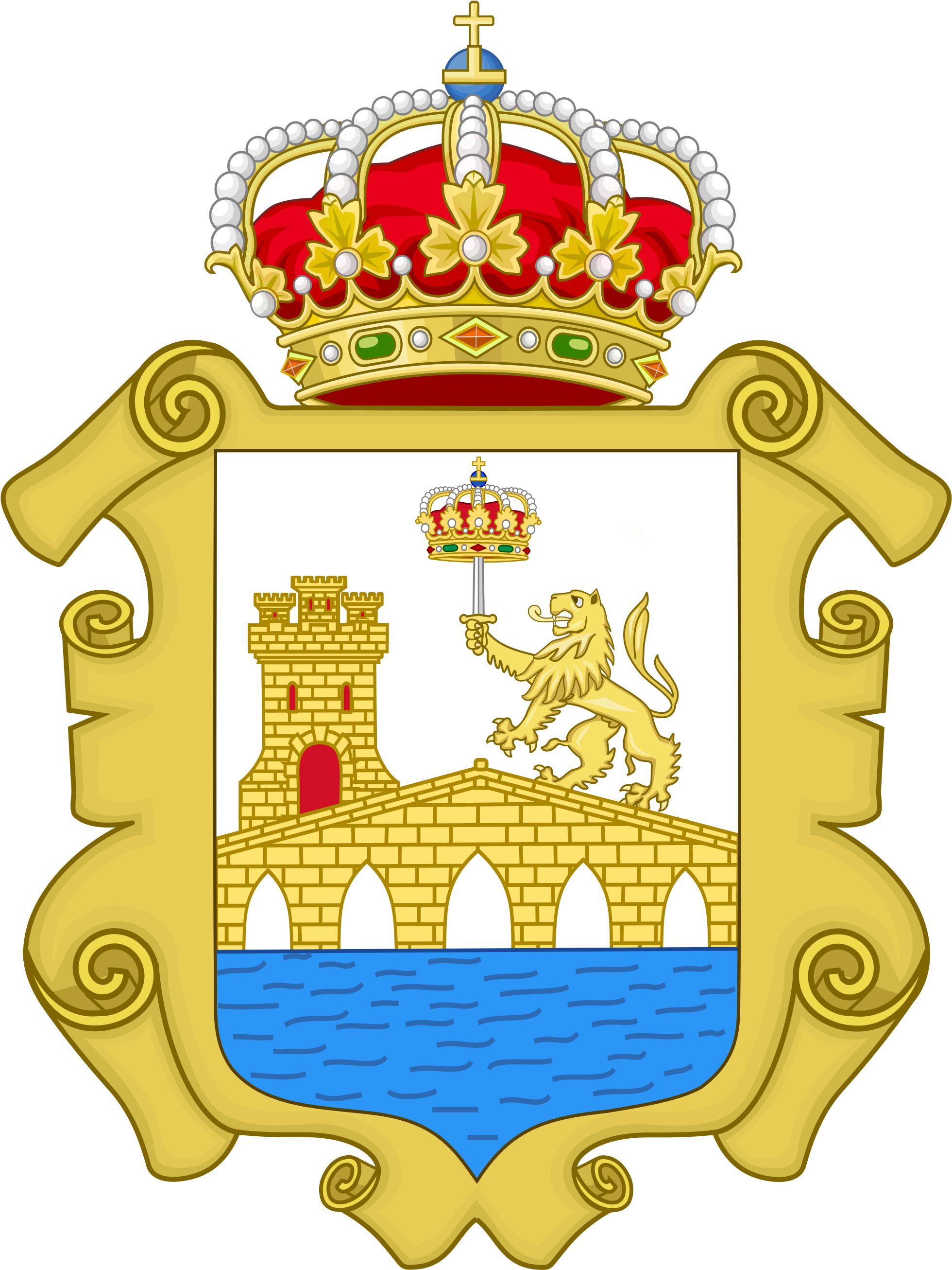 Coat Of Arms Of Ourense - Ourense (2000x2643)