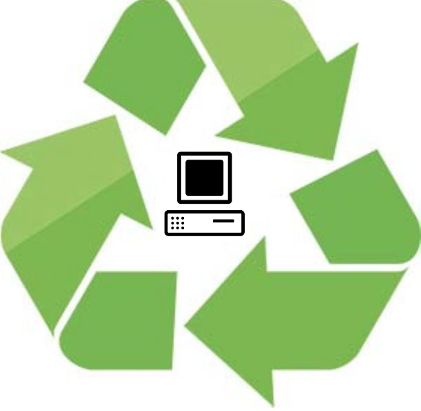 Triangle E-waste Recycling - Recycle Icon Png (609x595)