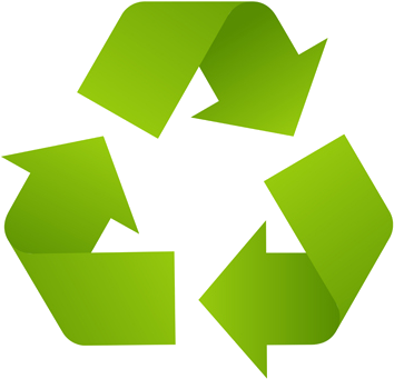 Green Recycle Symbol Free Cliparts That You Can Download - Trash And Recycle Icon (380x400)