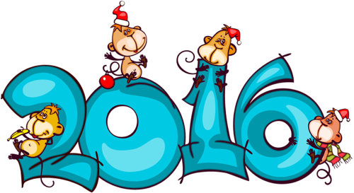 Коллектив Компьютерного Портала Поздравляет Всех С - Year Of Monkey 2016 (500x273)