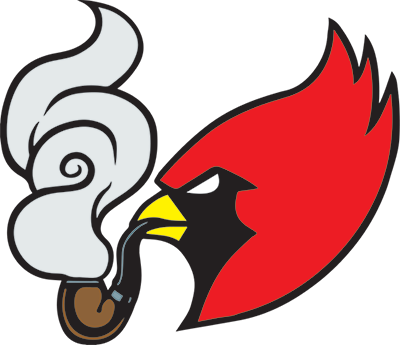 And Coming Soon Is The Official Coughing Cardinal Clothing - Coughing Cardinal (400x345)