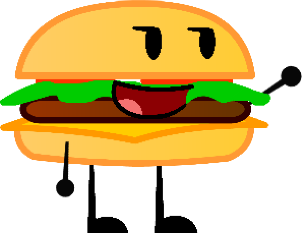 Burger/hamburger - Burger Object (594x458)
