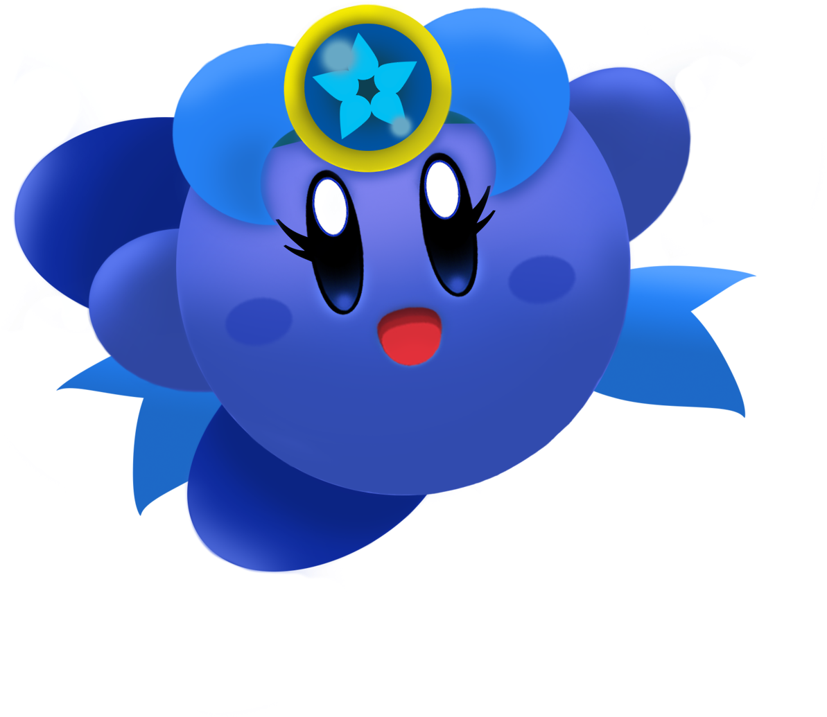 *cough* Ponytails *cough* Xd Hykirby © - Art (1280x1280)