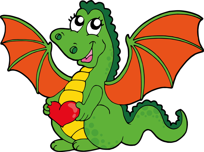 Поздравляю Всех Форумчан С Наступающим Новым Годом - Cute Dragon (671x500)
