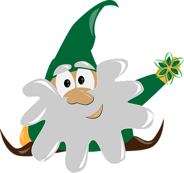 Fairy Tale Fiction Gnome Little People Myt - Gnom Clipart (362x340)