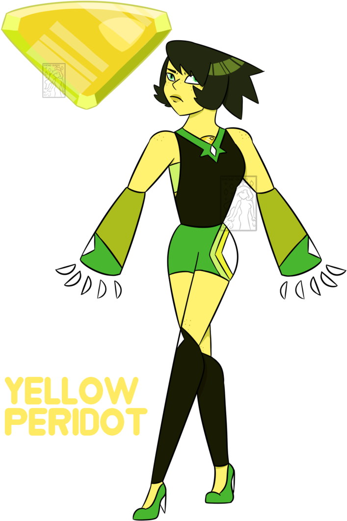 Yellow Peridot - Cartoon (730x1095)