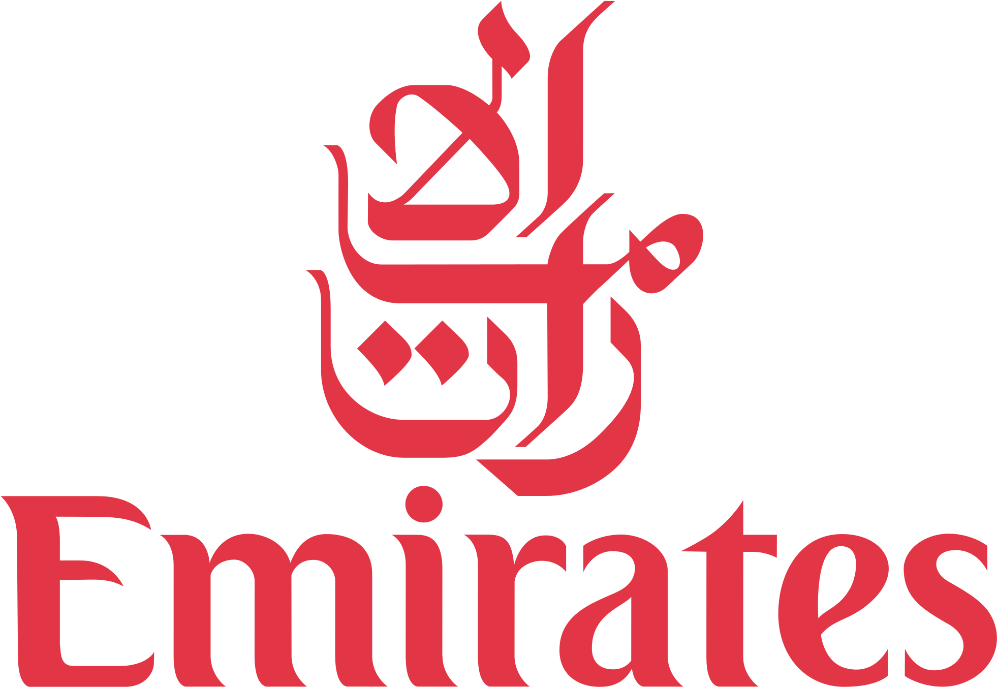 Emirates Logo - Svg - Emirates Airlines Logo (2000x1374)