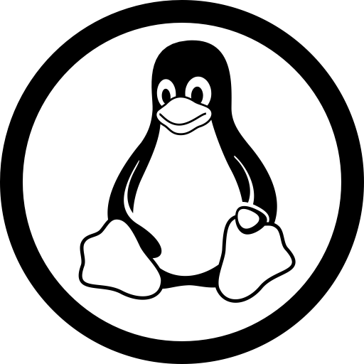 System Black Circles - Linux Icon Png (512x512)