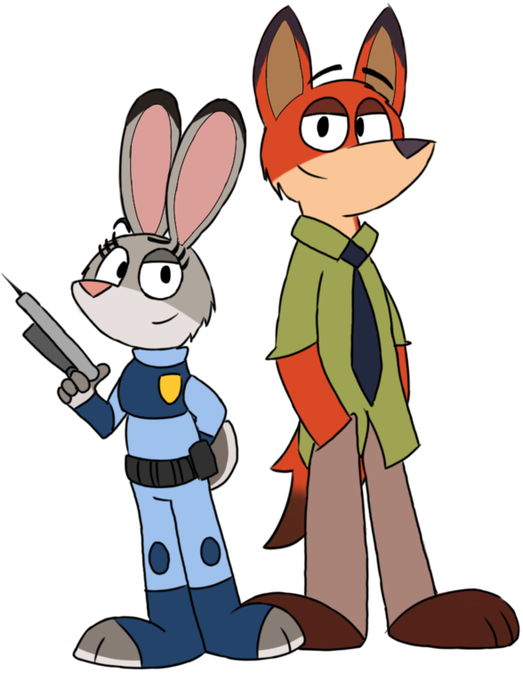 Zootopia / Judy And Nick By Rubengr98 - Zootopia Judy Y Nick Rubengr98 (600x800)