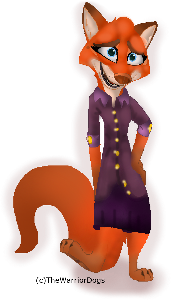 Thewarriordogs Zootopia - Zootopia Nick And Annie (934x1259)