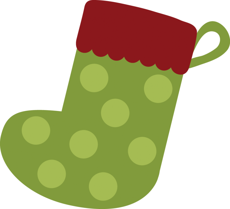 Cute - Christmas Stocking Clip Art (800x727)