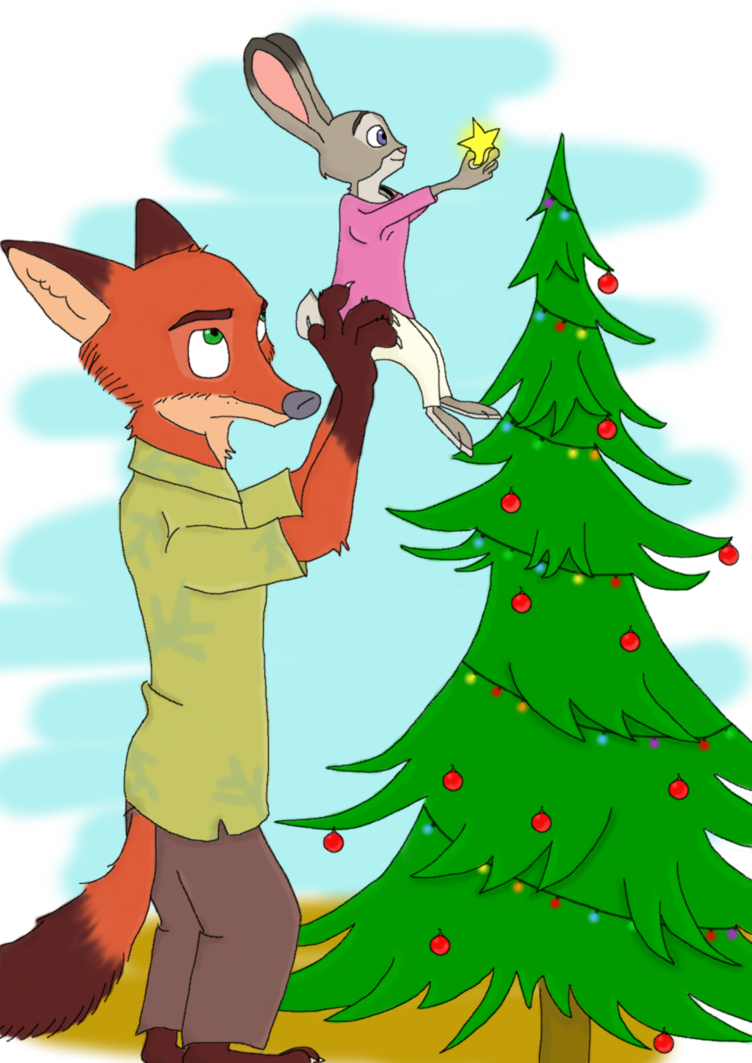 Christmas Special By Elia200 - Zootopia Christmas Fanart (752x1063)