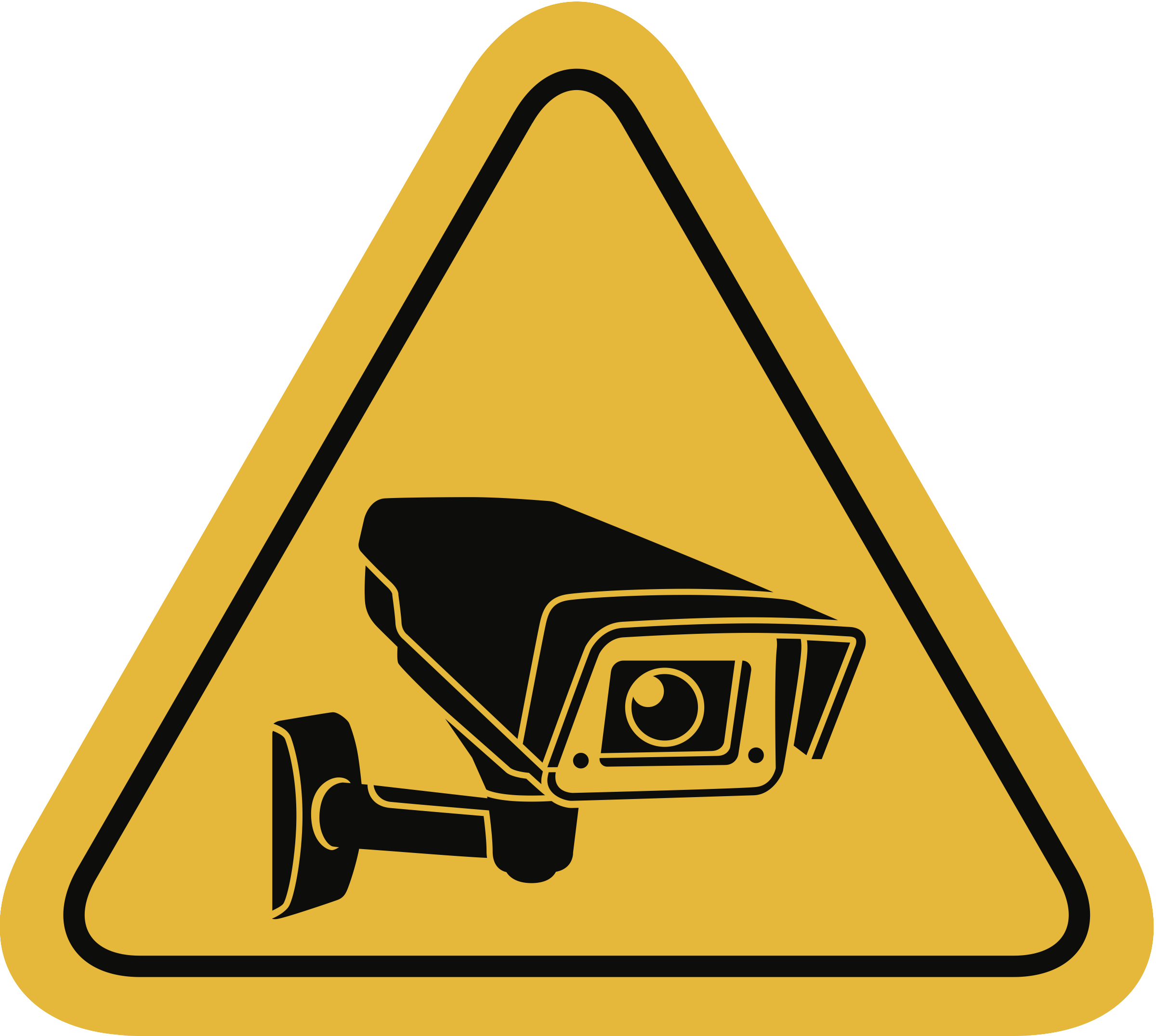 Closed-circuit Television Surveillance Video Cameras - Camera Surveillance Logo Png (2400x2151)