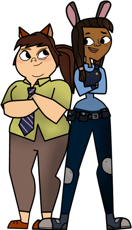 Sanders And Macarthur - Total Drama Macarthur And Sanders (490x755)