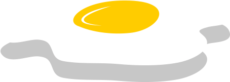 Fried Egg Clipart Perfect - Circle (520x235)